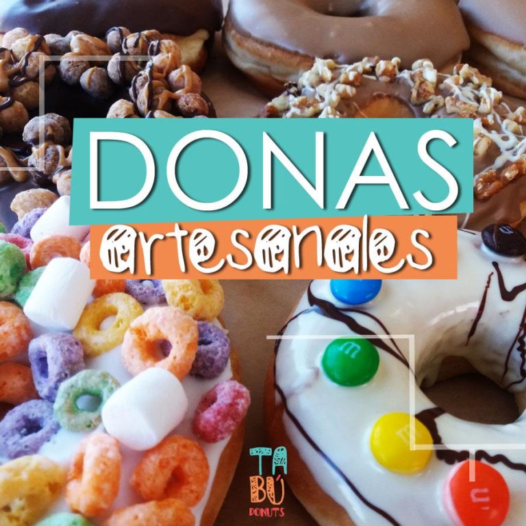 Donas artesanales Tabú donuts 768x768